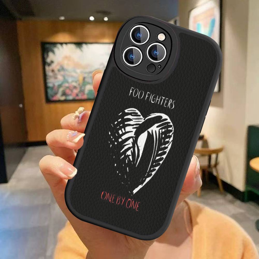 

F-Foo F-Fighters Band Phone Case For IPhone 16 15 14 11 12 13 Pro Max Plus Back Leather Shell iphone 13promax
