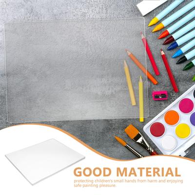 High Quality 20x25cm Large Gel Printing Plate For Printmaking Reusable Monoprinting Clear Plate For Art Craft Card Making