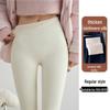 Plus-Size Fleece-Lined Shark Pants: High-Waisted, Thick, and Warm Yoga Leggings for Autumn/Winter 2025