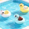 6PCS Cartoon Animal With Swimming Rings Desktop Ornaments Perfect for Kids Room and Landscape Potted Plant Decoration