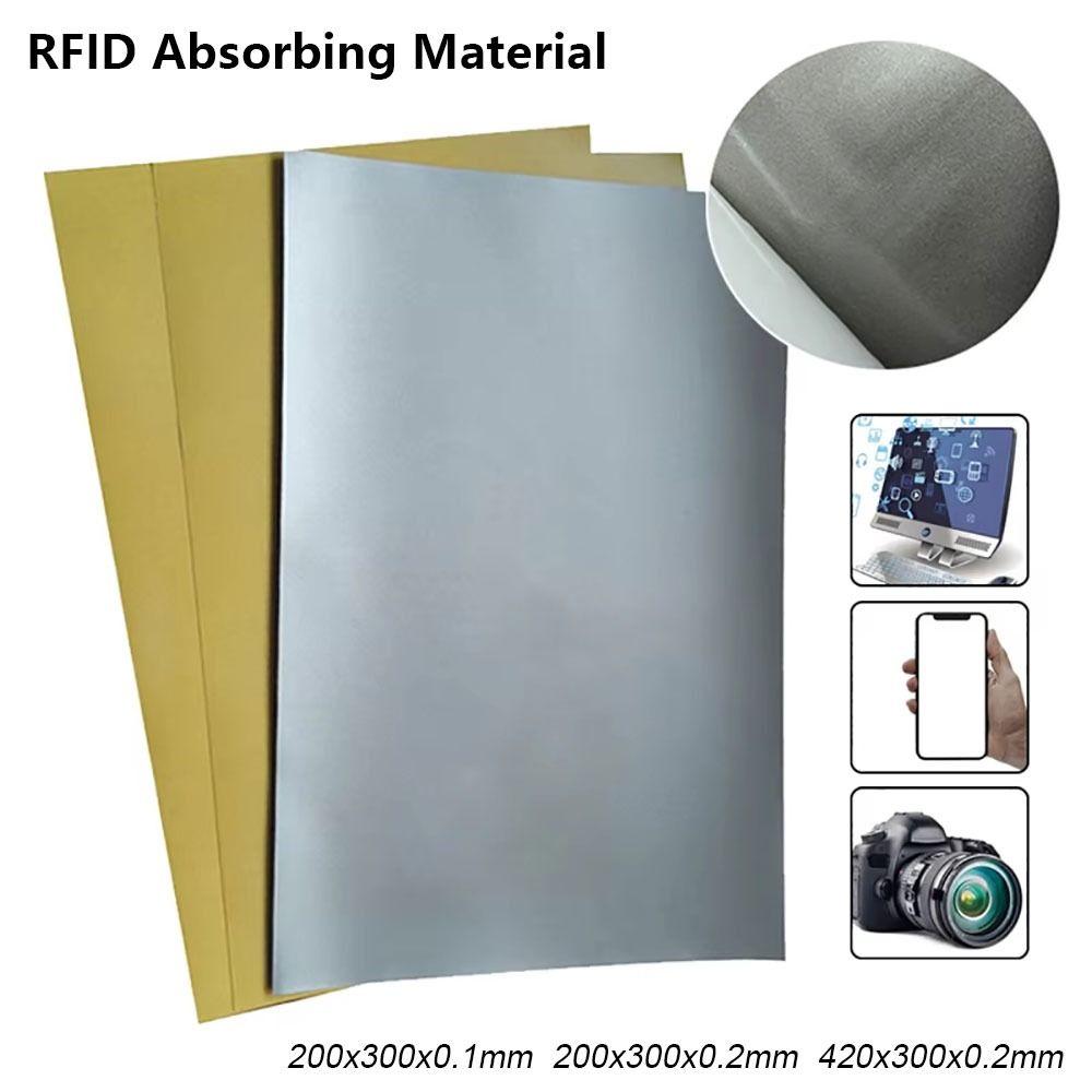 1Roll 3 Sizes Microwave Shielding Absorbing Material Low High Frequency Anti-Met Ferrite Sheet