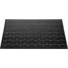 Rubber Threshold Ramp, 3" Rise Threshold Ramp Doorway, 3 Channels Cord Cover Rubber Solid Threshold Ramp, Rubber Angled Entry Rated 2200 Lbs Load