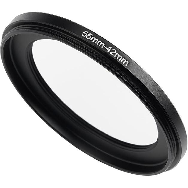 49mm To 58mm Step-Up Ring Filter Adapter for All Brands UV ND CPL Metal Ring Step-Up Rings Adapter Filter (49mm-58mm)