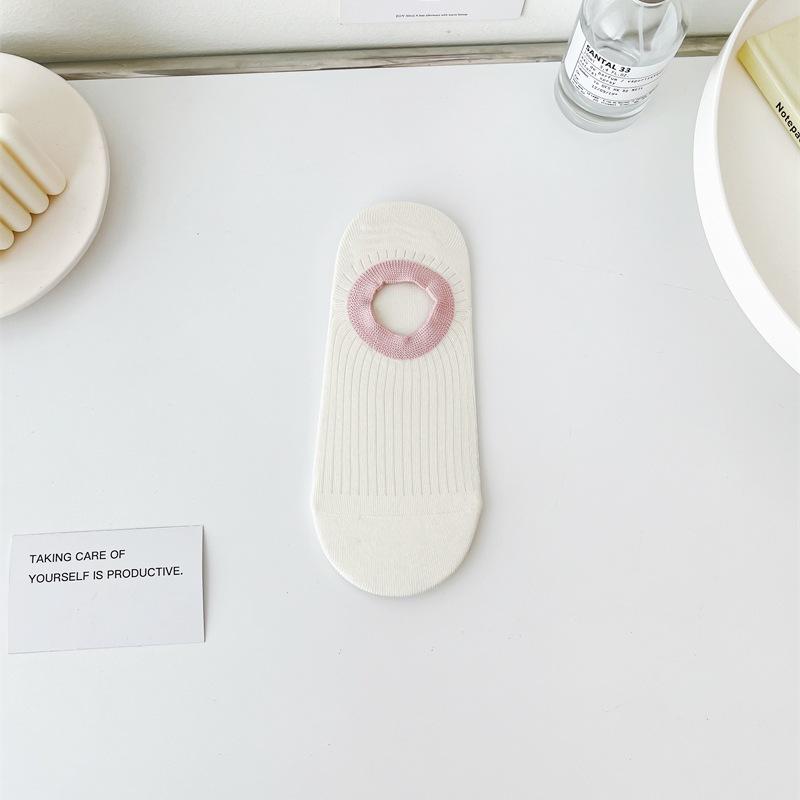 Socken Farbblock-Bootssocken Flachmund Unsichtbare Socken Sind Rutschfest Und Fallen Nicht Ab Mit Sommer Dünne Baumwolle Nahtlose Unsichtbare Socken