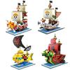 ZMS 3446 Qianyang Micro-Drill Building Blocks: Pirate Ship Toys