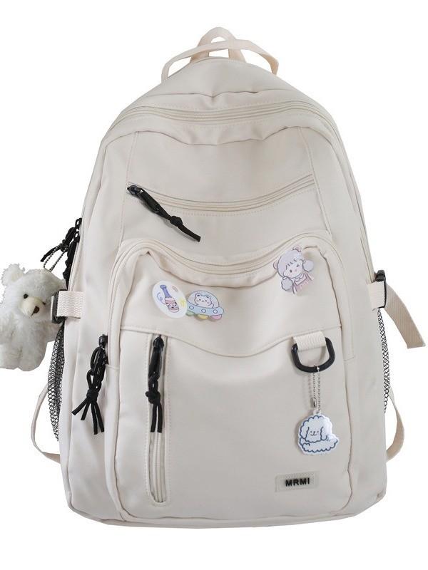 Stilvoller Rucksack mit großem Fassungsvermögen für Schüler, aus Nylon, für die Schule und das Studium