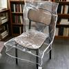 Transparent Chair Seat Cover Waterproof PVC Chair Protector Protectors Chair Cover  Home Kitchen