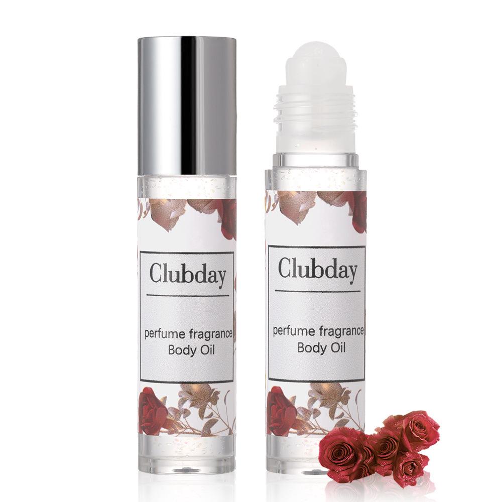 Стойкий цветочный аромат, портативное парфюмированное масло с шариковым аппликатором, увлажняющее и придающее мерцающий блеск масло для тела