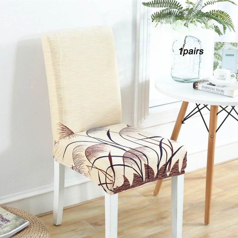 

Stretch Dining Chair Covers Set Hotel Restaurant Universal Slipcovers Washable Fabric Seat Protectors one size