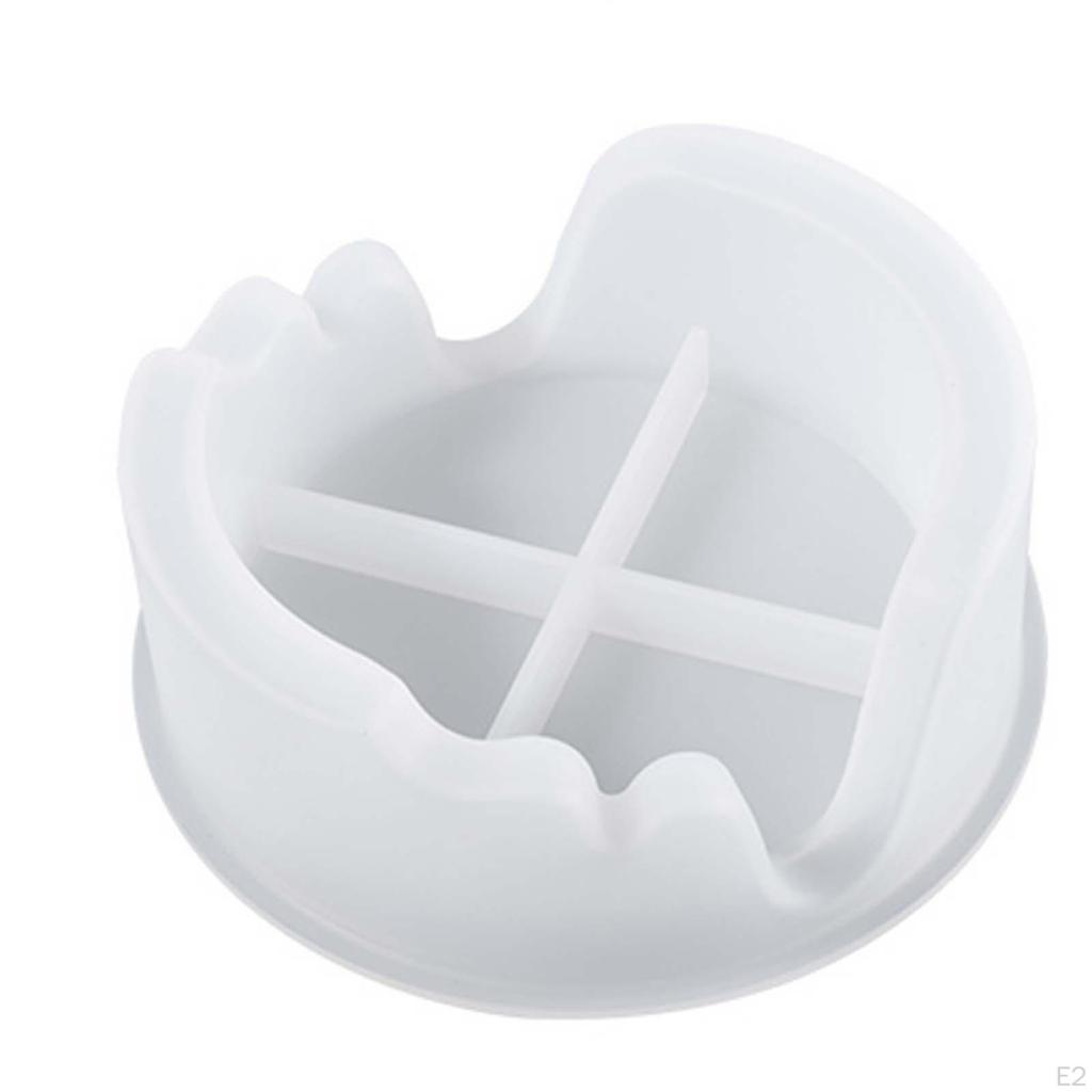 Coaster Resin Casting Silic Decorative with Box Tool for , Making ,, Making, Cup Mat