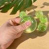 Green Grapes Shape Fruit Squishy Glossy Reusable Soft Stress Relief Funny Design Realistic Slow Rising Squeeze Relaxation