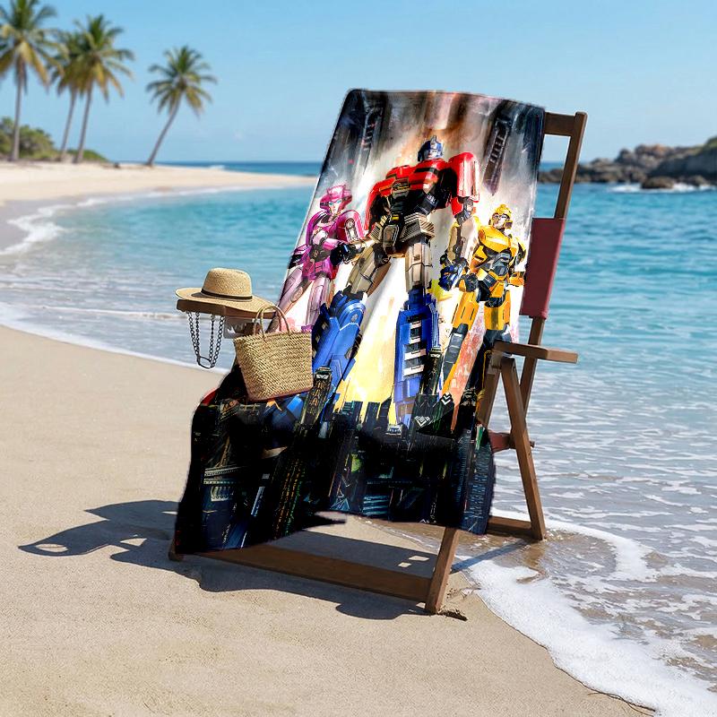 Transformers Fashion Beach Towel: Ideal for Summer Adventures Soft, absorbent and quick drying suitable for swimming and bathing