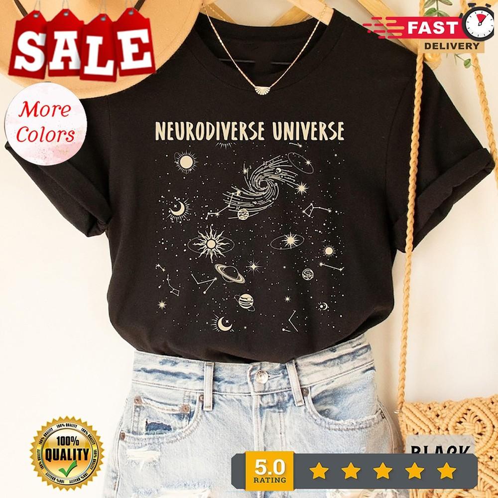 

Neurodiversity Shirt SPED Teacher Shirt Neurodiverse Universe Shirt ADHD Shir... S