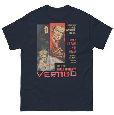Retro Thriller Spiral Graphic Vintage Mystery Movie Noir Aesthetic Suspense Tee Unisex T-Shirt