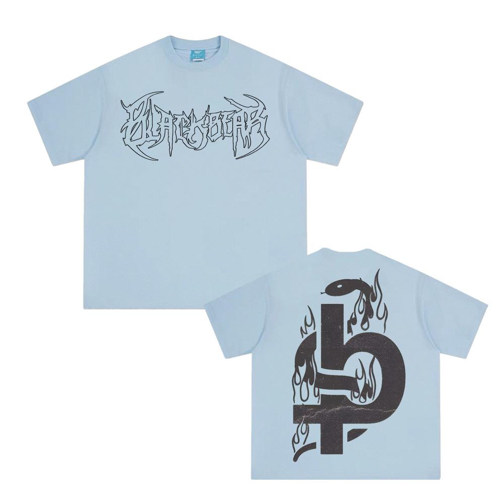 Headbanger Tee Blackbear Print T-Shirt 100% Cotton Comfortable High Quality Tees XXL