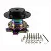 Kit mozzo volante universale a sgancio rapido Adattatore mozzo ruota per mozzo volante a 6 fori