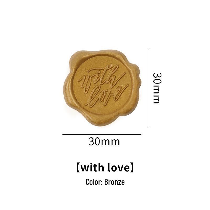 Wax Seal Stamp Kit: Embossed Stamp, Sealing Wax, Stickers for Envelopes, Postcards, Love Letters, and Gifts