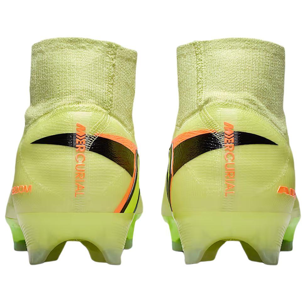 Nike Zoom Mercurial Superfly 10 Elite FG Limelight Hyper Crimson Unisex Cleats Yellow Volt FQ1454-302