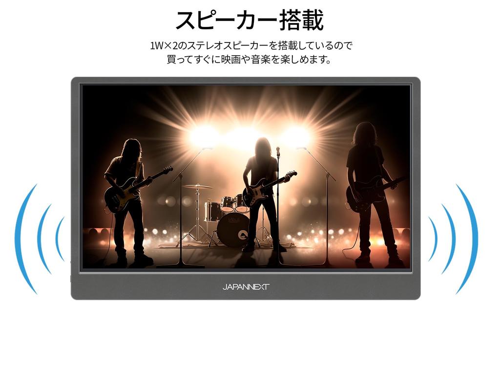 JAPANNEXT IPS Panel with QLED Full HD Mobile Monitor Mini Smart Case Included 13.3-inch (Quantum Dot) Technology, (1920x1080) Resolution,