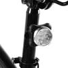 650mA USB wiederaufladbare LED Fahrrad vorne Schwanz Sicherheitswarnleuchte (RotWeiß Set)
