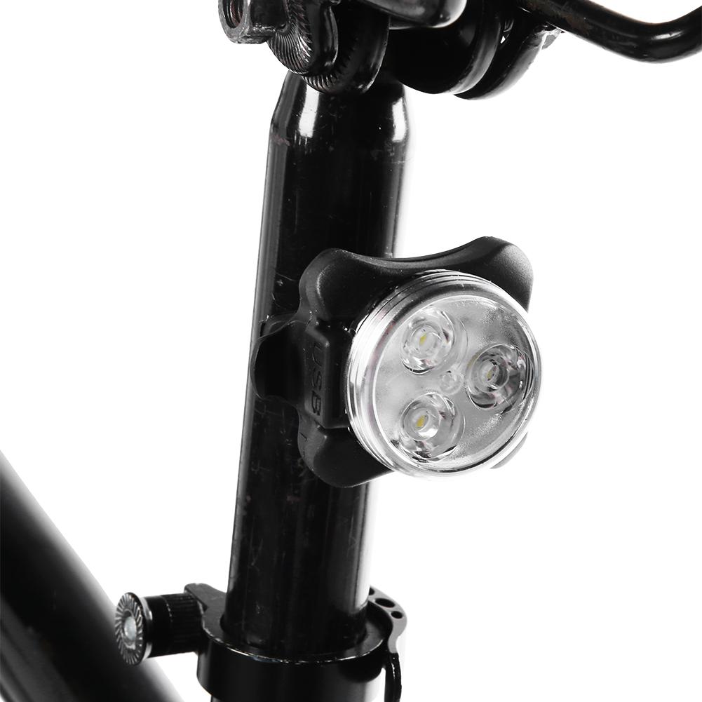 650mA USB wiederaufladbare LED Fahrrad vorne Schwanz Sicherheitswarnleuchte (RotWeiß Set)