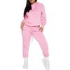 Fashionable Women's Casual Sweatshirt Hooded Sports Suit