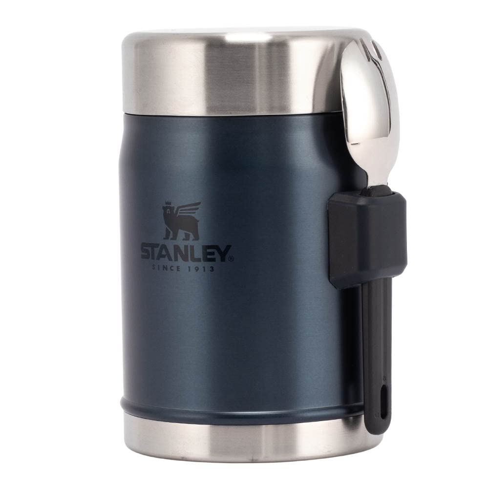 

STANLEY Классическая вакуумная банка для еды 400 мл Nightfall Legendary Food Jar+Spork 10-09382-006 [Товар]