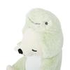 Livheart Hooded Sitting Body Pillow Premium Nemunemu Animals Lucky the Polar Bear S-Size (Total Length 27cm) Snake Zodiac Smartphone Stand 27028-11
