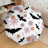 1pc Bat, Flower Automatic Umbrella Durable Iron Frame & Plastic Handle, Gift for Men & Women, Sturdy Construction yy250905190