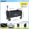 Portable Foldable Camper Van Cart: Hand-Pulled Travel Trailer for Kids, Outdoor Use.