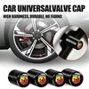 4 ks Slitina Auto Ventilek Krytka Ventilků Koleček Kryt Proti Prachu Pneumatiky Příslušenství Pro Fiat Abarth 595 Abarth 500 abarth 124 spider Krytky Stonků1
