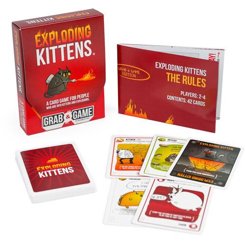 Grab & Game Exploding Kittens Partyspiel