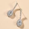 Rhinestone Crystal Water Drop Zircon Earrings
