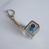 Fingertip Button Keychain Fidget Toy LED Keyboard Key Cap Key Chain Mechanical Switch Keyring Stress Relief Gadget