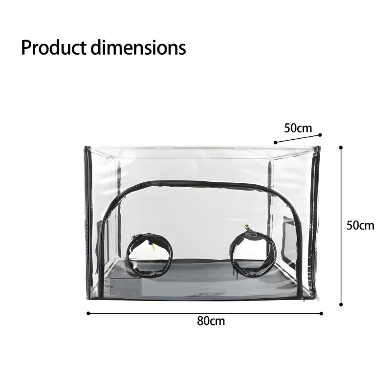 High Transparency Mushroom Grows Tent Clear Observation Panel for Convenient Monitoring and Development Tracking