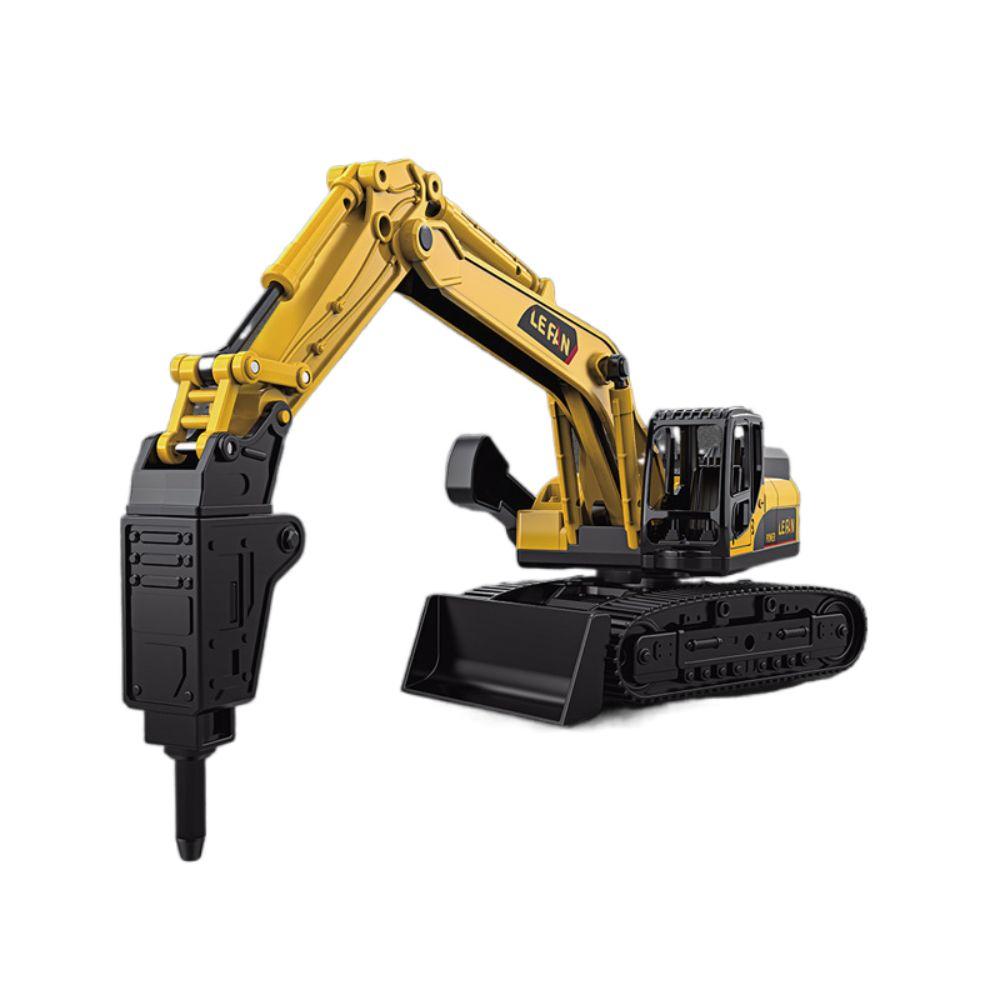 Drill Excavator Engineering Models Cars Model Toys Inertial Truck Toy  Children Gift