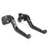 Mallofusa Motorcycle Brake Clutch Lever Set Adjuster Folding Telescopic 6 Level Adjustment Genuine Replacement