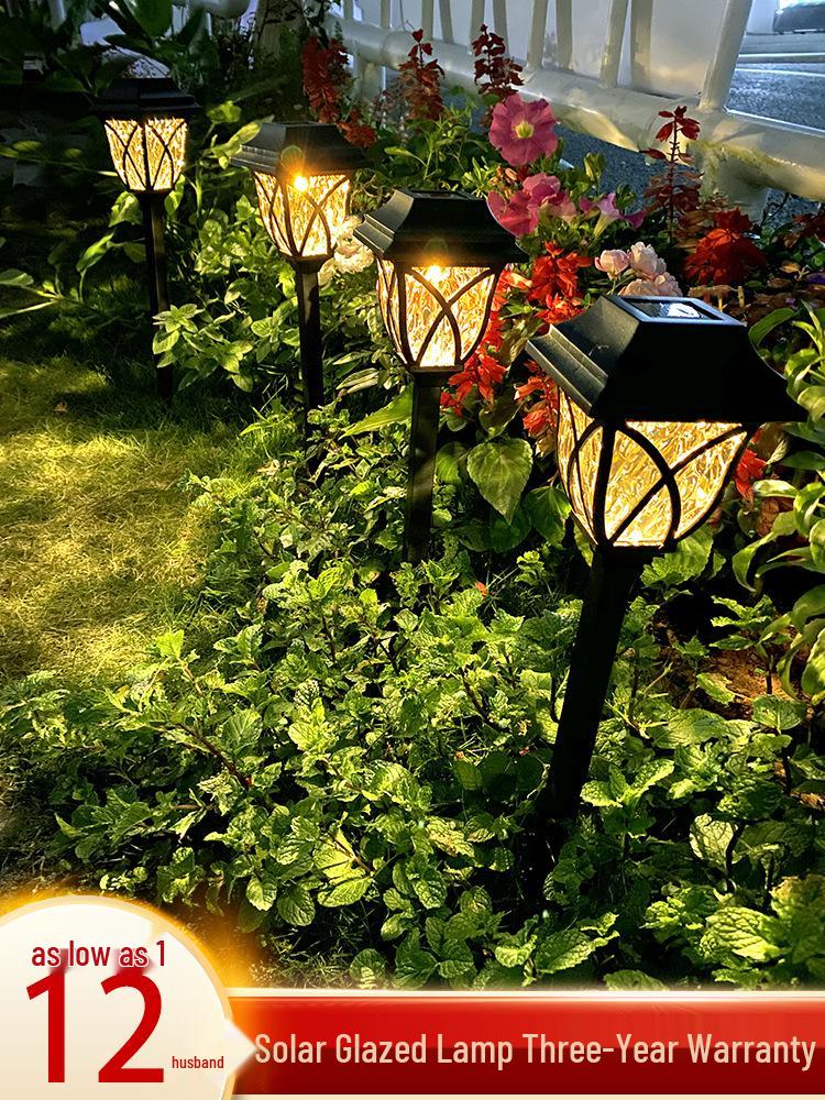 Wasserdichte Solar-Rasenleuchten - Garten-, Hof- & Hofdekoration