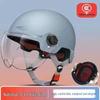 3C Certified Electric Vehicle Helmet for Men & Women - All-Season Safety & Sun Protection, Summer Scooter Half Helmet
