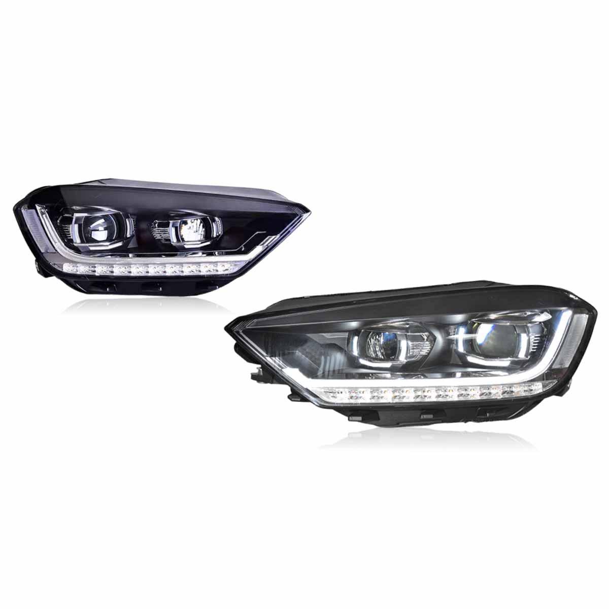 LED Retrofit Kit: Headlights, Daytime Running Lights & Sequential Turn Signals for 2016-2018 VW Golf Sportsvan.
