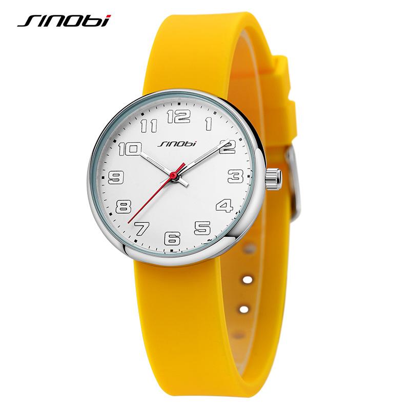 

Male And Female Students Party Waterproof Versatile Large Dial Simple College Wind Silicone Quartz Watch Female 9904