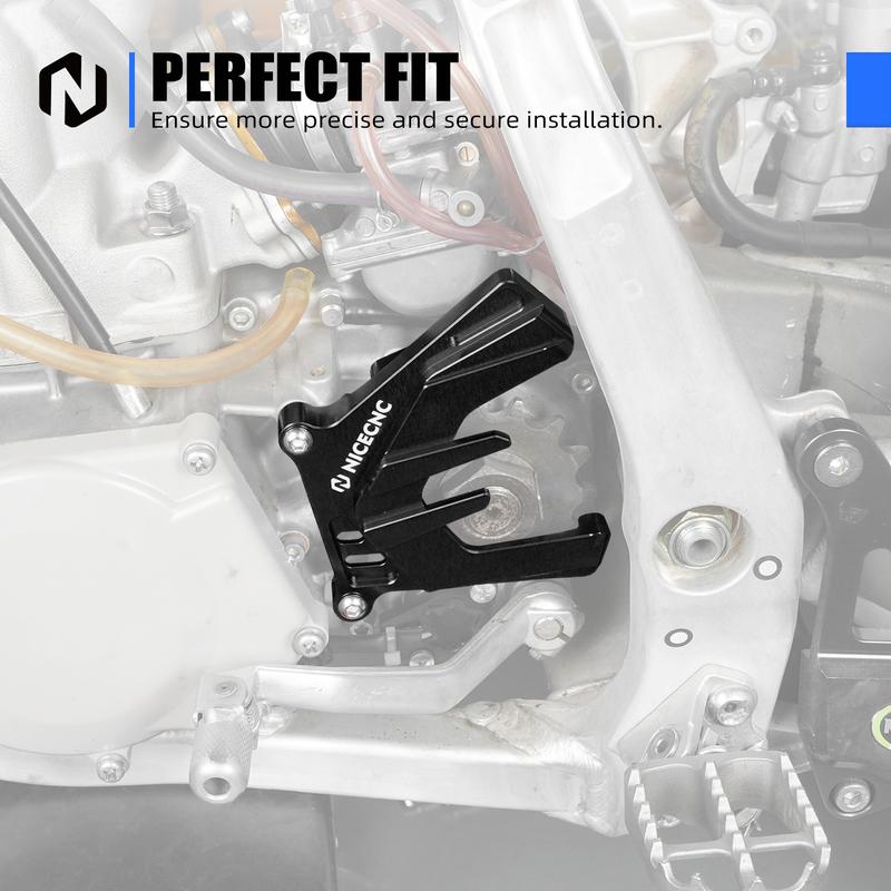 NICECNC For Yamaha YZ250 2000-2024 YZ250X 2016-2023 YZ 250 YZ 250X Front Sprocket Cover Guard Protector Case Saver Aluminum