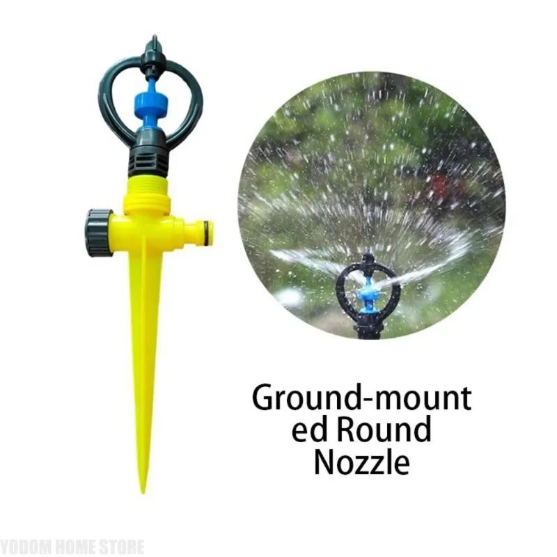 Rotary Automatic Garden Sprinkler, Rotary Wheel Watering Nozzle, Practical Irrigation Tool for Lawn,Vegetable & Horticulture Use