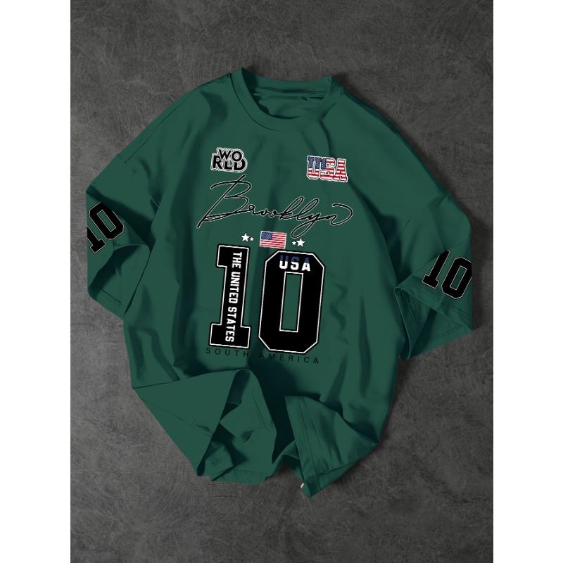 2025 Summer New Men's T-shirt Casual sporty breathable lightweight digital print Men's T-shirt