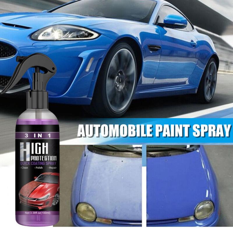 Rayhong 100ml 3 In 1 High Protection Quick Car Coating Spray Automatic Hand Paint Color Changing