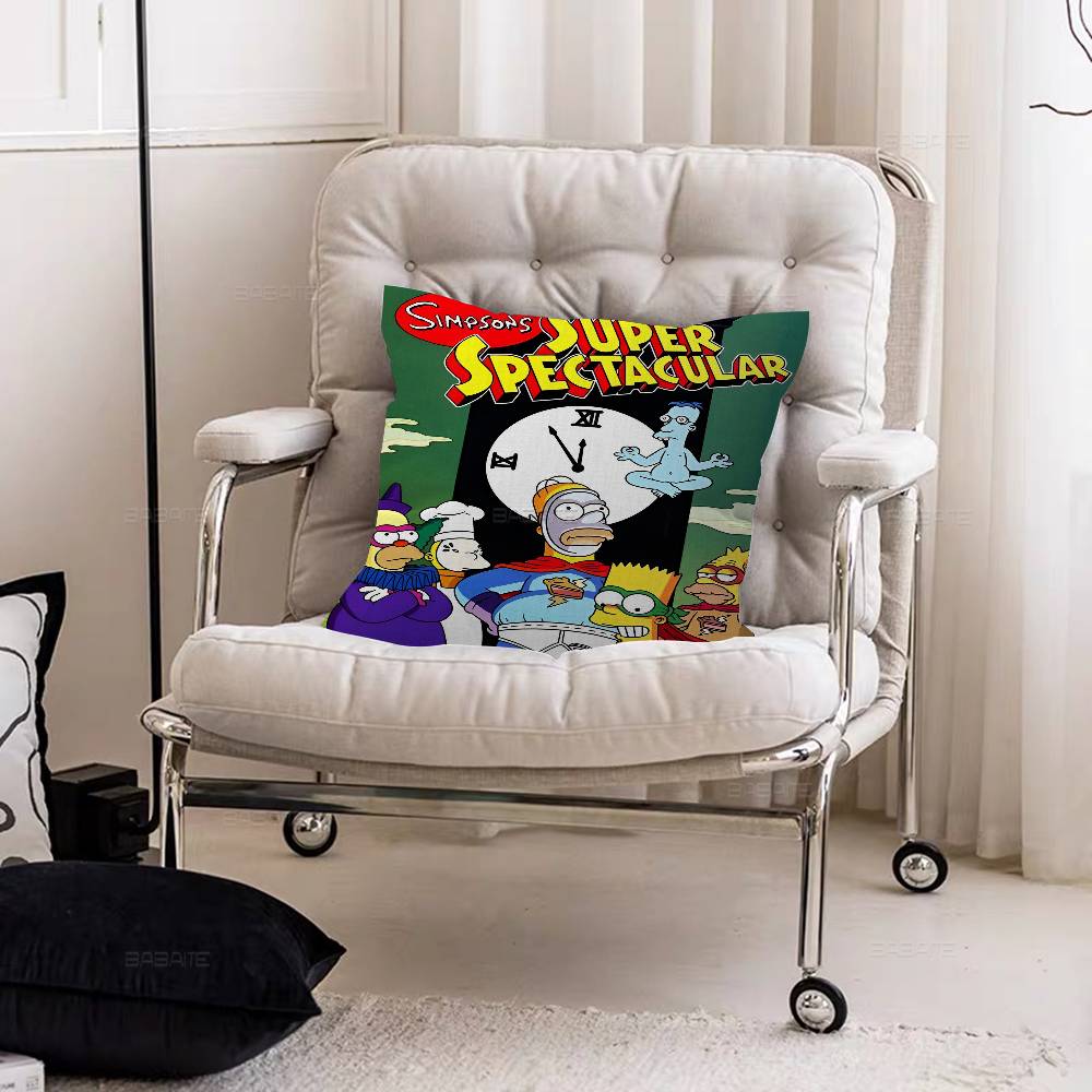 Cartoon T-The Cool S-Simpsons Pillowcases Home Bedding Decorative Pillow Cover Wedding Super Soft Pillow Case