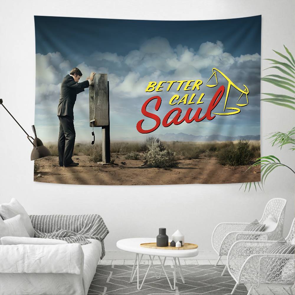 

Better Call Saul DIY Wall Tapestry Hippie Flower Wall Carpets Dorm Decor Wall Art Decor 74x94cm(29x37in)