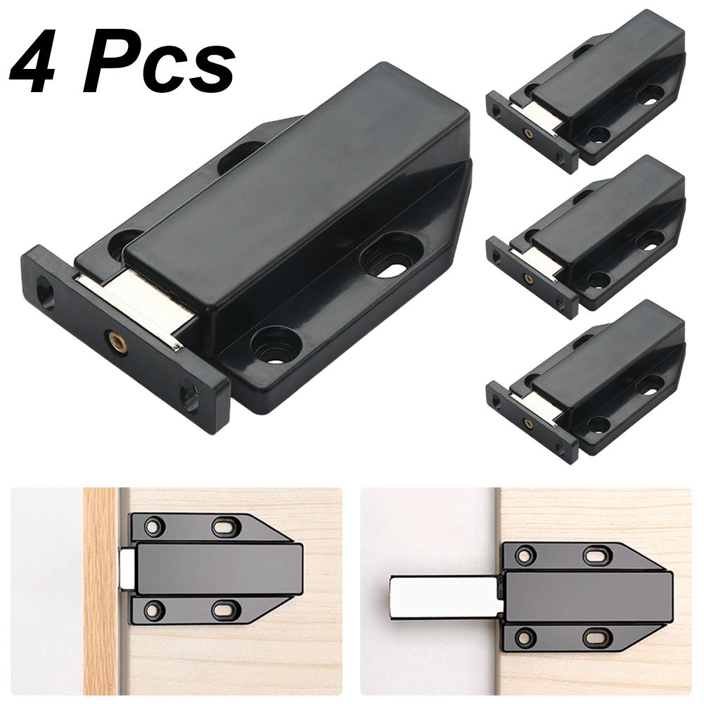 

4pcs Magnet Cabinet Door Catches Stainless Steel Door Push To Open Touch Magnetic Cabinet Catch Heavy Duty Latchs Doors Hardware China Mainland