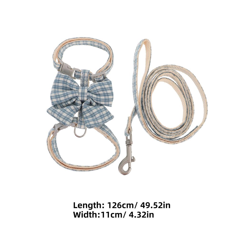 1Set Anti-Escape Cat Rope Adjustable Walking Rope Practical Durable Pet Traction Strap Cat Harness Outdoor Walking Harness