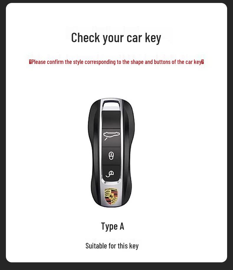 Pouzdro na klíče Porsche pro nové modely Cayenne, Macan, 718, Taycan, Panamera a 911